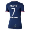 Officiële Voetbalshirt Paris Saint-Germain Kylian Mbappé 7 Thuis 2021-22 - Dames